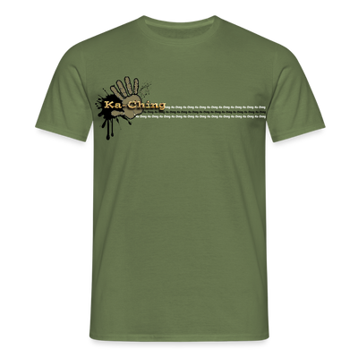 Unisex T-Shirt Ching Gold Logo CHGD-T-02c - military green