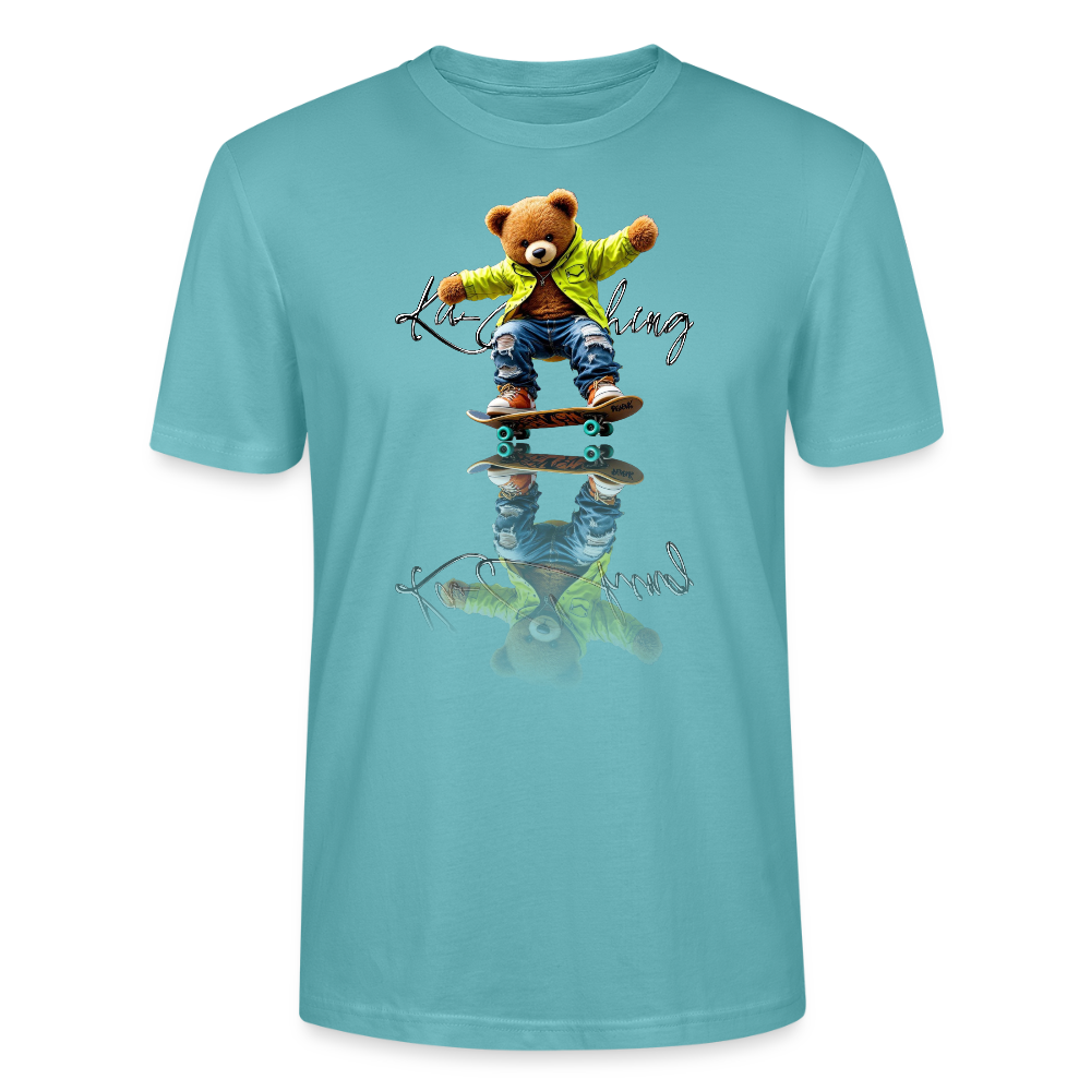 skateboarding Teds Tee - pastel turquoise
