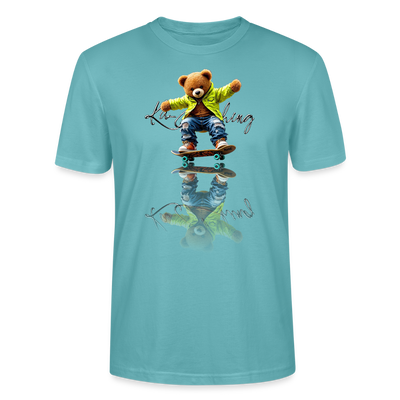 skateboarding Teds Tee - pastel turquoise