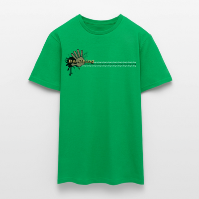 Unisex T-Shirt Ching Gold Logo CHGD-T-02c - kelly green