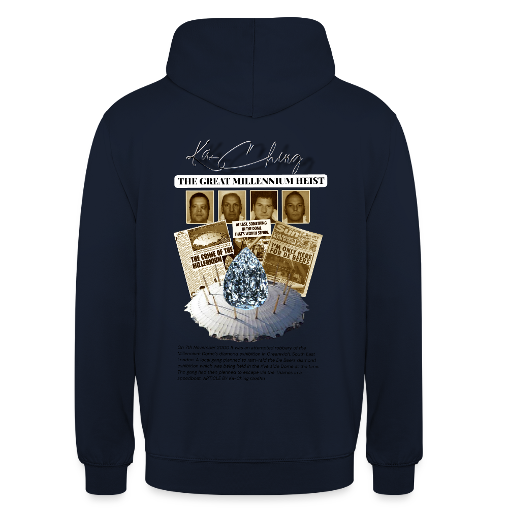 Diamond Range Unisex Hoodie limited editions design 2 - navy