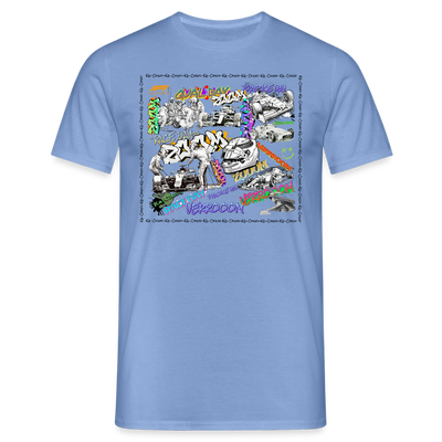 Unisex T-Shirt F1 Graffiti - carolina blue