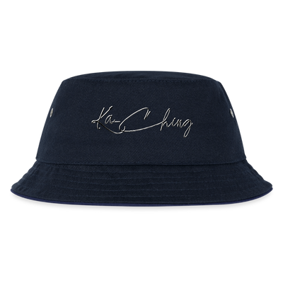 Limited Edition Diamond  Bucket hat. - navy/navy