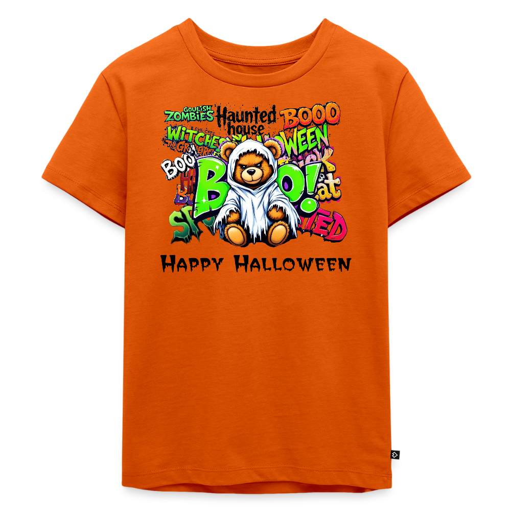 Teddie Ghost boo Tee - orange 