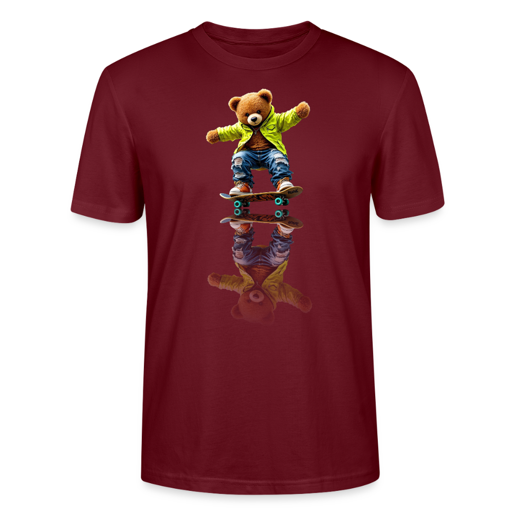 skateboarding Teds Tee - burgundy