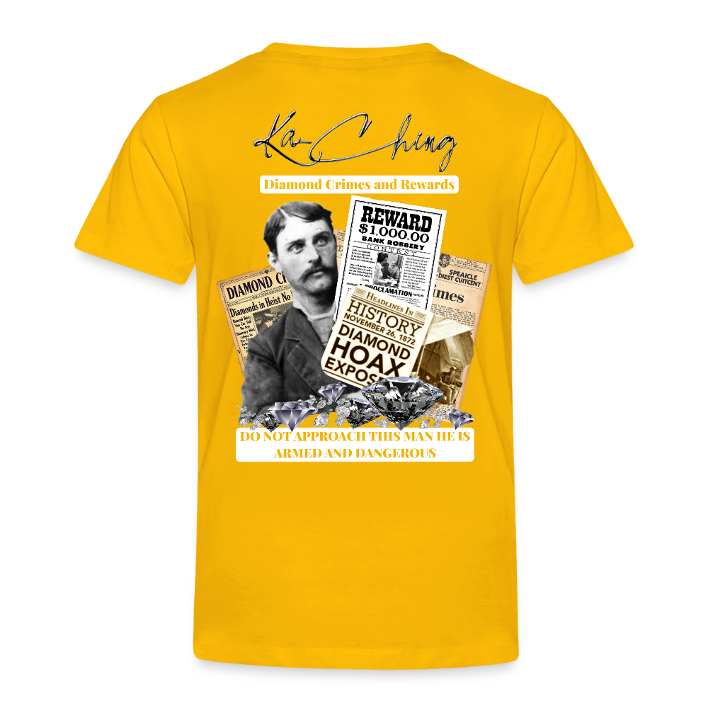Diamond Range Diamond Hoax Tee limited edition - sun yellow