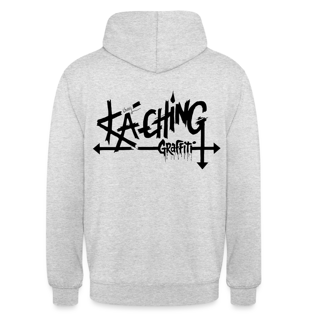 Minimal Range Unisex Hoodie limited Ka-Ching design2 - light heather grey