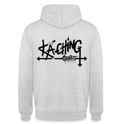 Minimal Range Unisex Hoodie limited Ka-Ching design2 - light heather grey