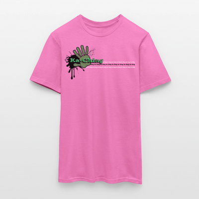Unisex T-Shirt Ching Green Logo CHGR-T-01c - pink