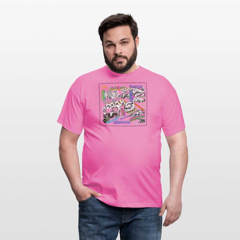 Unisex T-Shirt F1 Graffiti - pink
