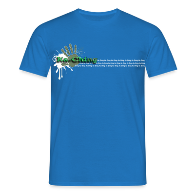 Unisex T-Shirt Ching Green Logo WH/Dark CHGR-T-01d - royal blue