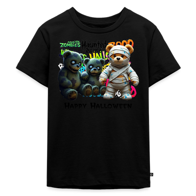 Teddies zombie mummy Halloween Tee - black