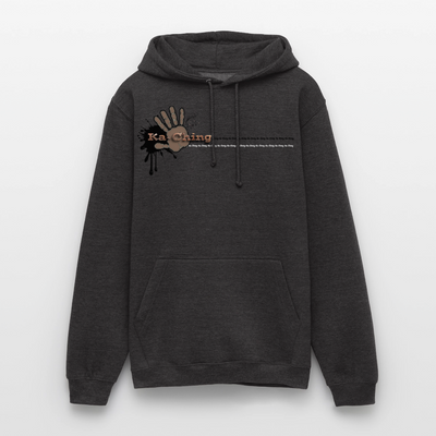 Unisex Hoodie Ching Bronze logo - charcoal grey