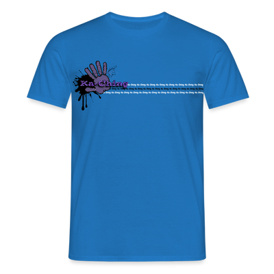 Unisex T-Shirt Ching Purple Logo CHPU-T-06c - royal blue