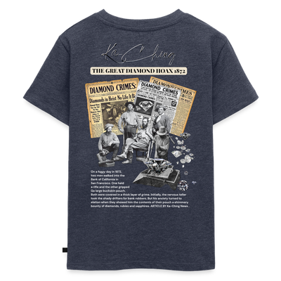 Diamond Range The Great Hoax 1872 Tee limited edition - heather denim