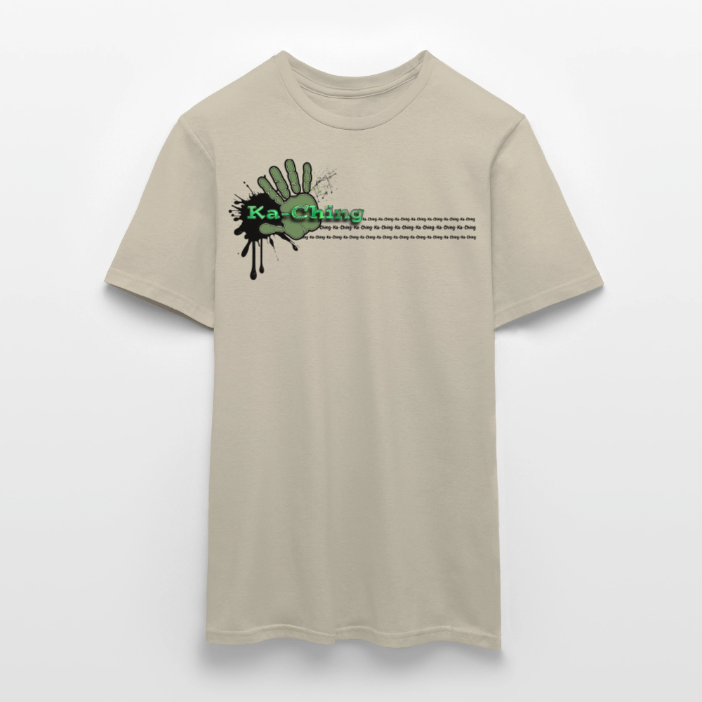 Unisex T-Shirt Ching Green Logo CHGR-T-01w - sand beige