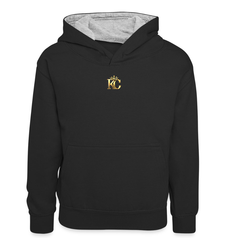 Gold Range Heathrow Robɓery Hoodie limited edition - black/heather grey