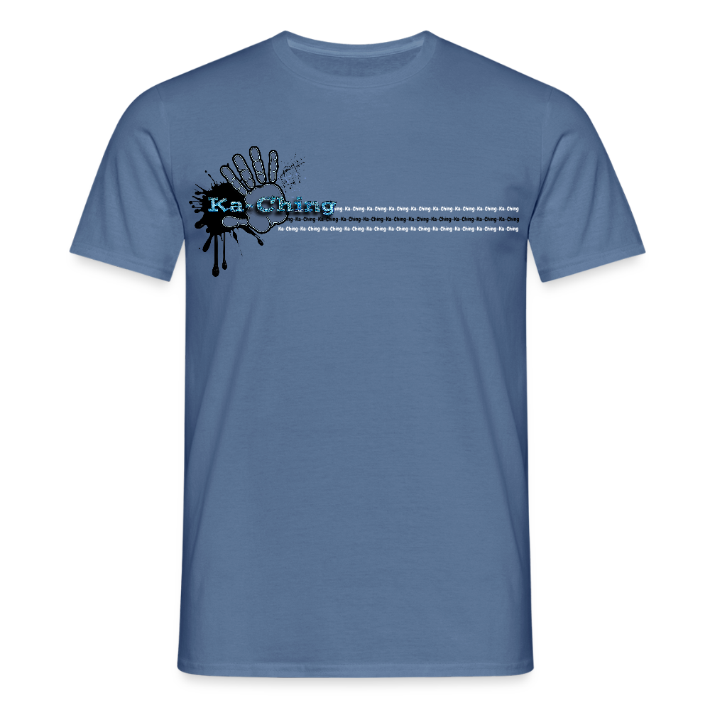 Unisex T-Shirt Ching Blue Logo CHBL-T-05c - dove blue 