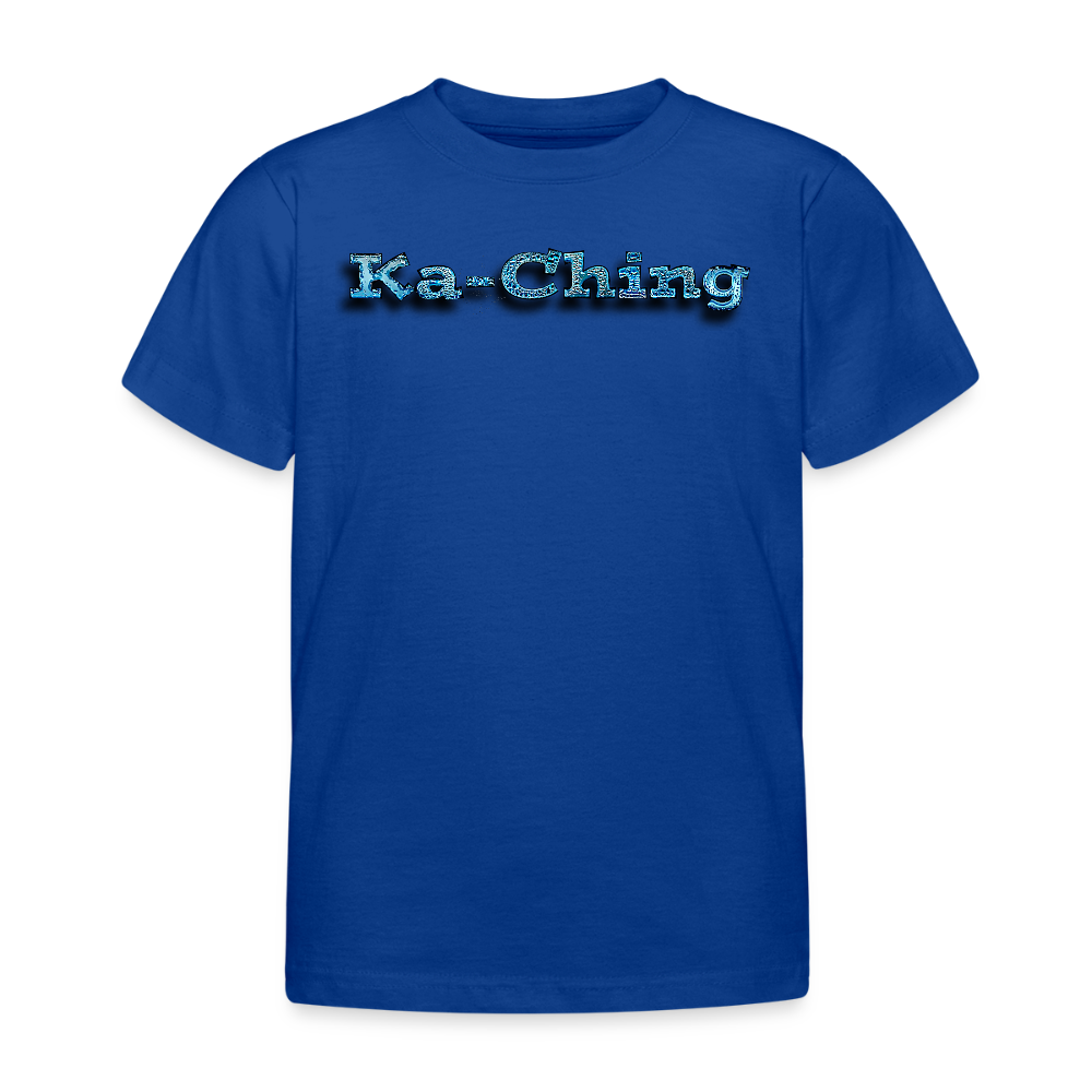 Ka-Ching  Kids T-Shirt Bluelogo - royal blue