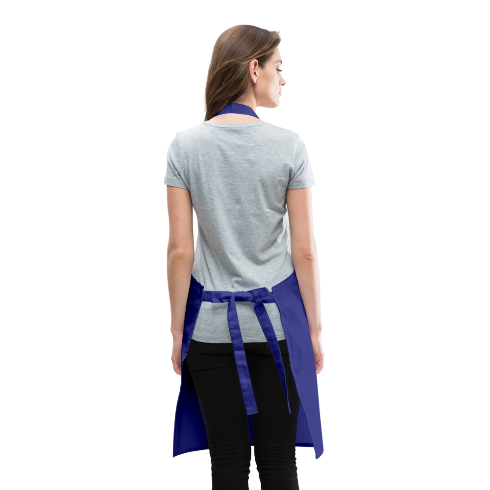 Cooking Apron gold - royal blue