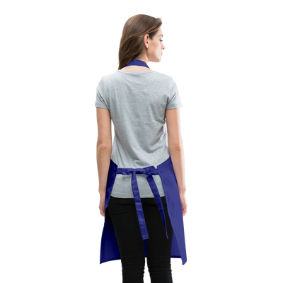 Cooking Apron gold - royal blue
