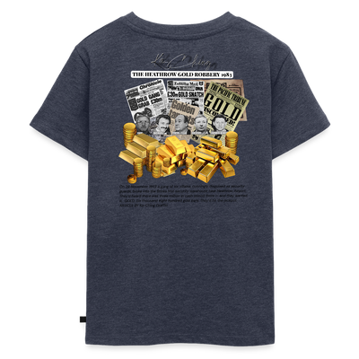 Teddies zombie mummy Halloween Tee - heather denim