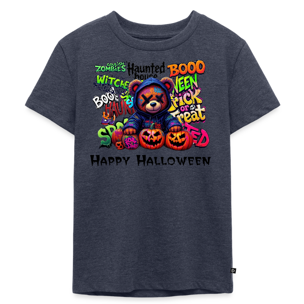 Teddie Tee - heather denim