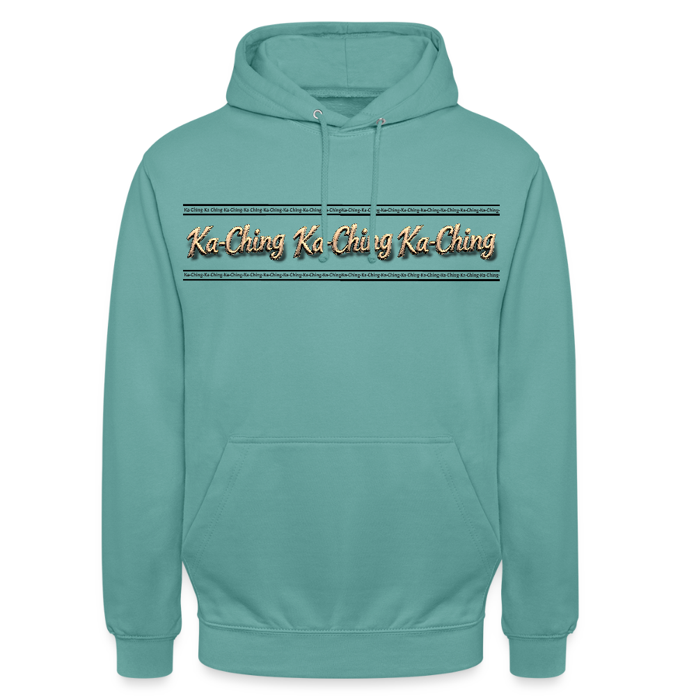 Ka-Ching Unisex Hoodie - pastel turquoise