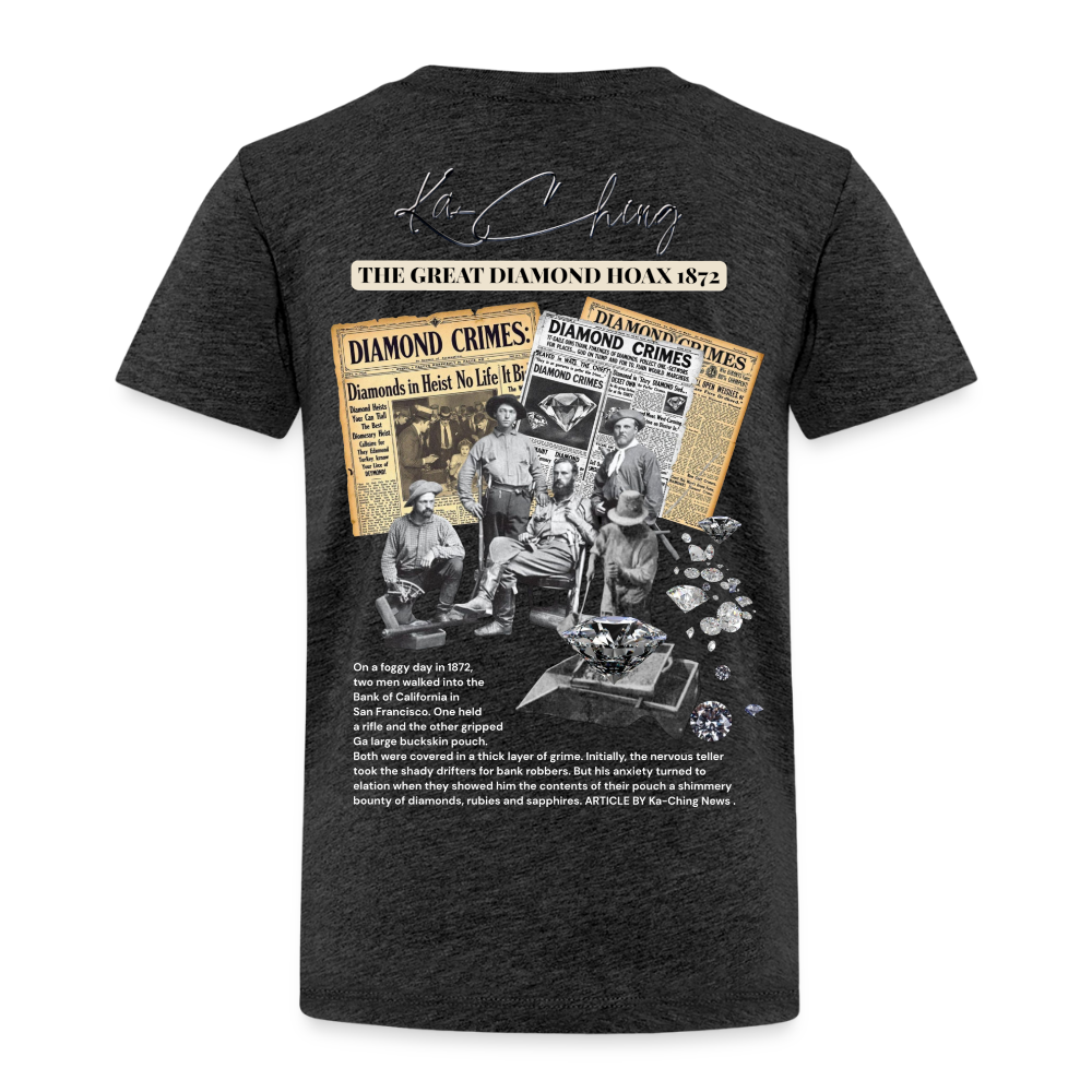 Diamond Range The Great Hoax 1872 Tee limited edition - charcoal grey