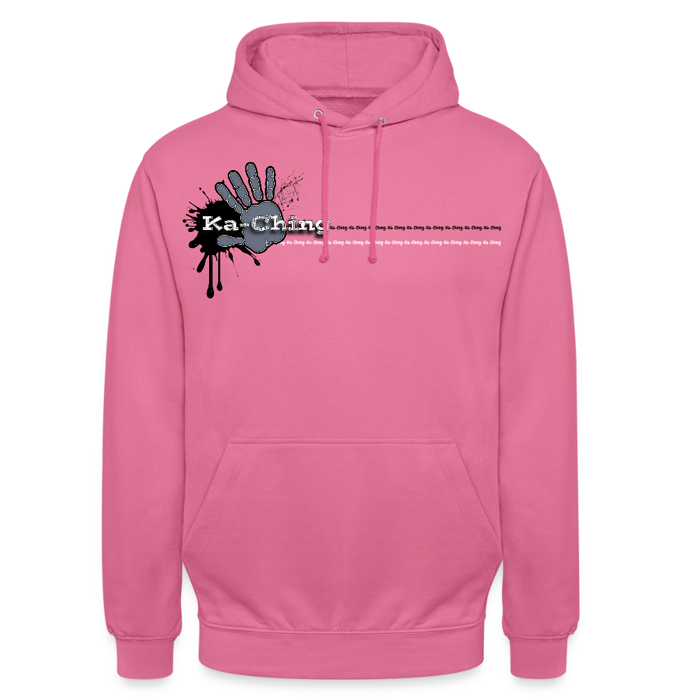 Unisex Hoodie Ching Silver logo - pink
