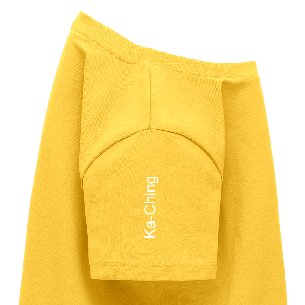Unisex T-Shirt Ching Blue Logo - yellow