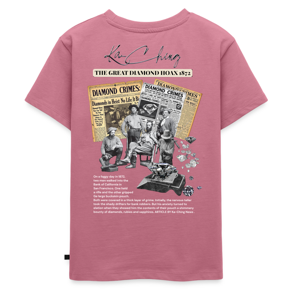 Diamond Range The Great Hoax 1872 Tee limited edition - mauve