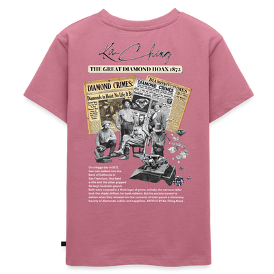 Diamond Range The Great Hoax 1872 Tee limited edition - mauve