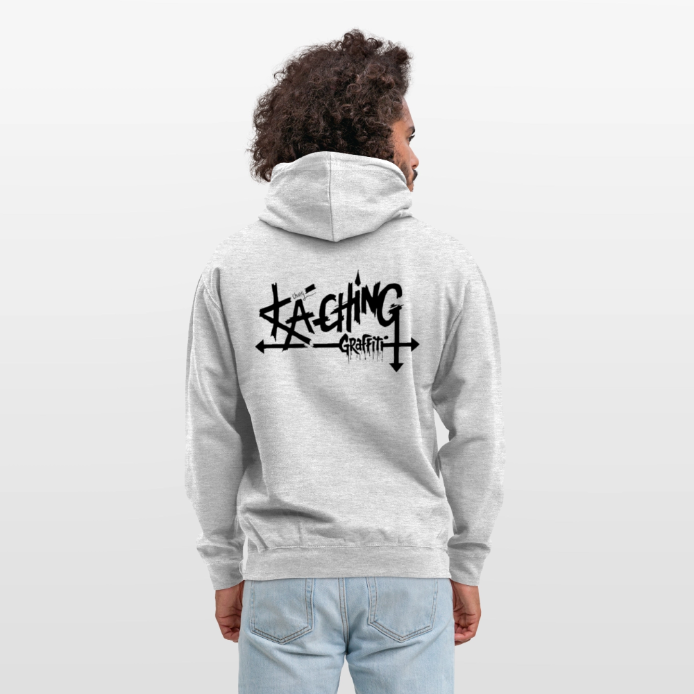 Minimal Range Unisex Hoodie limited Ka-Ching design2 - light heather grey