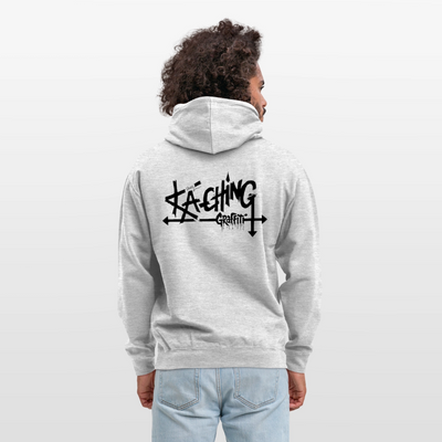 Minimal Range Unisex Hoodie limited Ka-Ching design2 - light heather grey