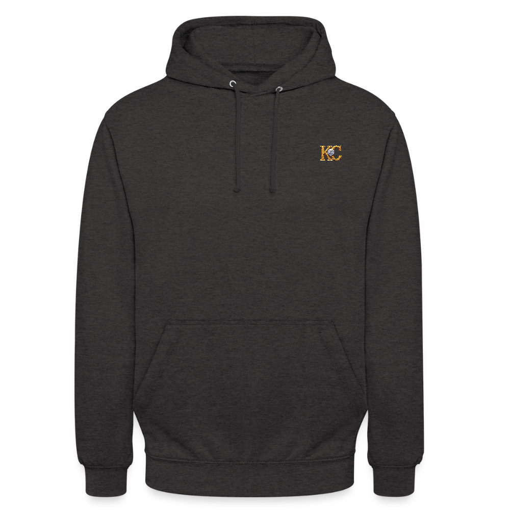 Minimal Range Unisex Hoodie limited editions design 1 - charcoal grey