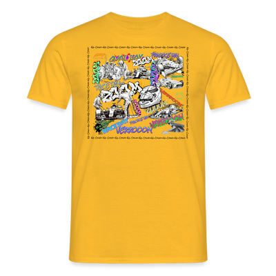 Unisex T-Shirt F1 Graffiti - yellow