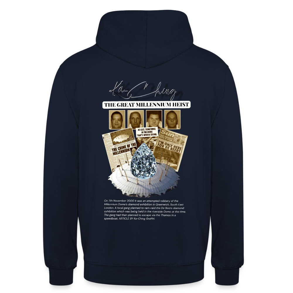 Diamond Range Unisex Hoodie limited editions design 1 - navy