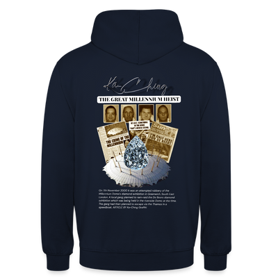 Diamond Range Unisex Hoodie limited editions design 1 - navy