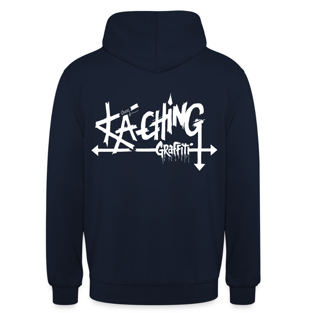 Minimal Range Unisex Hoodie limited Ka-Ching ⁶design - navy