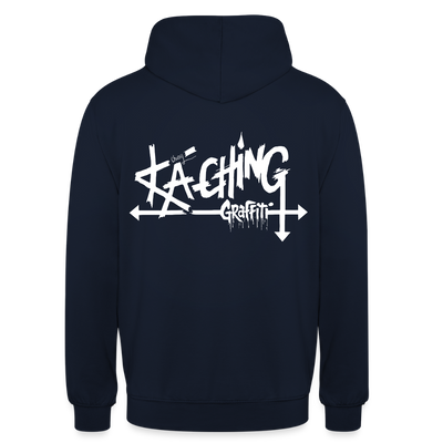 Minimal Range Unisex Hoodie limited Ka-Ching ⁶design - navy