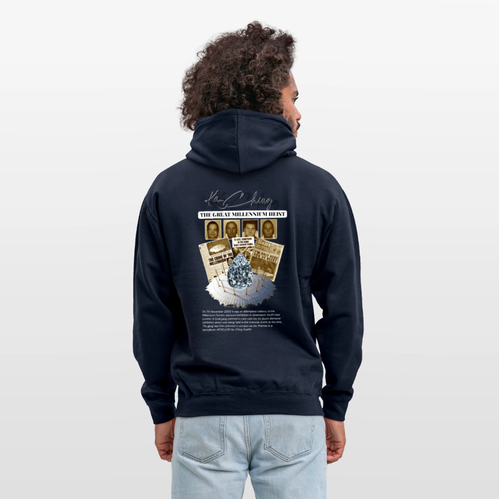 Diamond Range Unisex Hoodie limited editions design 1 - navy