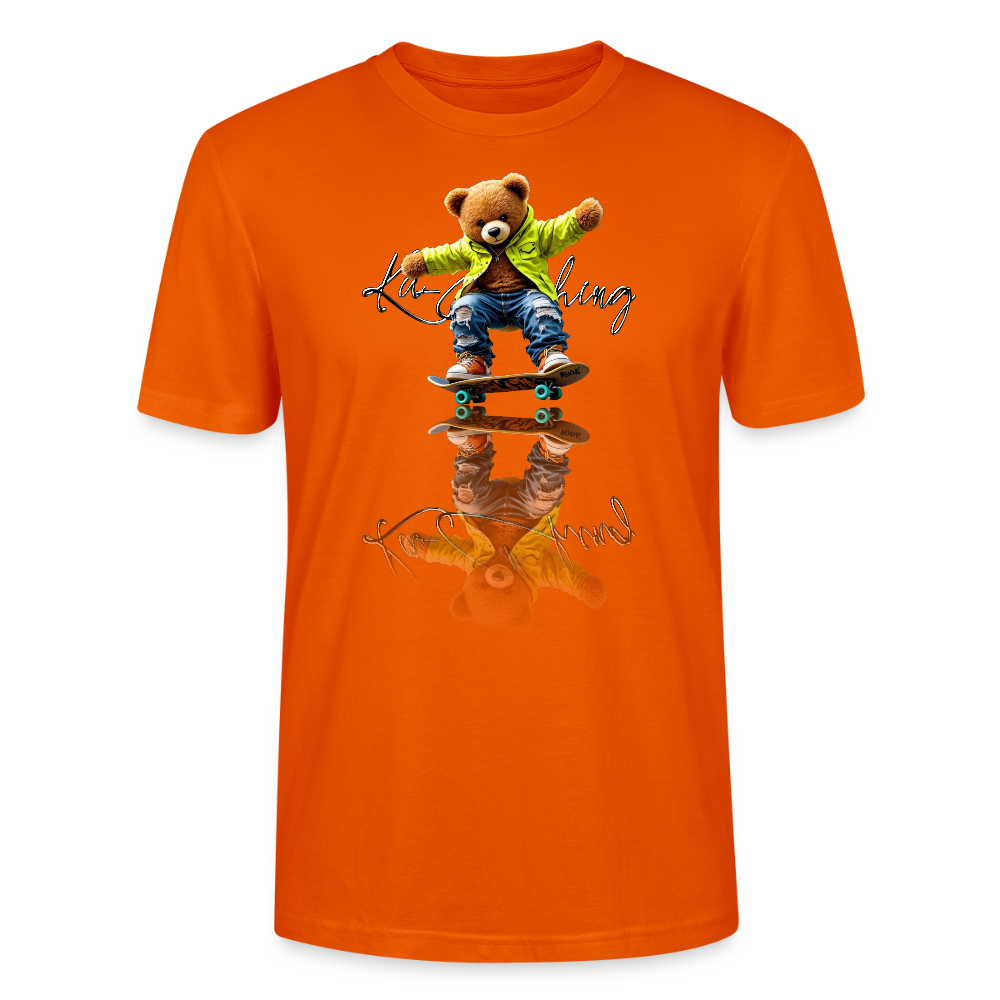 skateboarding Teds Tee - bright orange