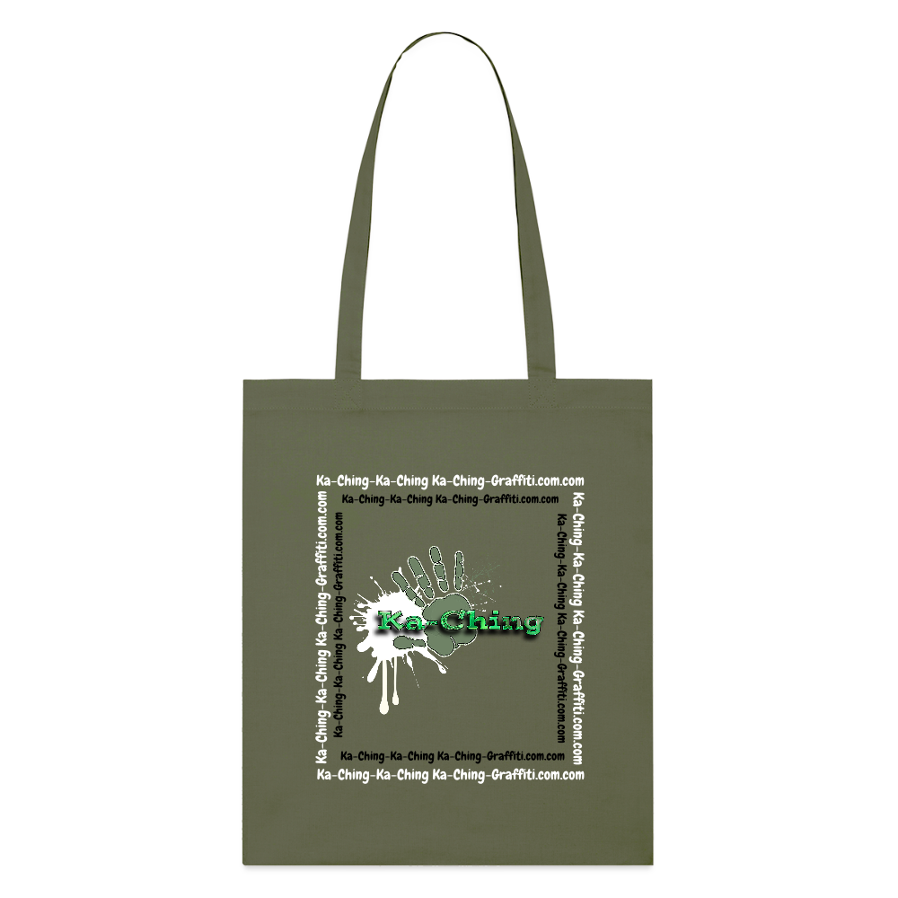 Ching Tote Bag Green Logo - khaki