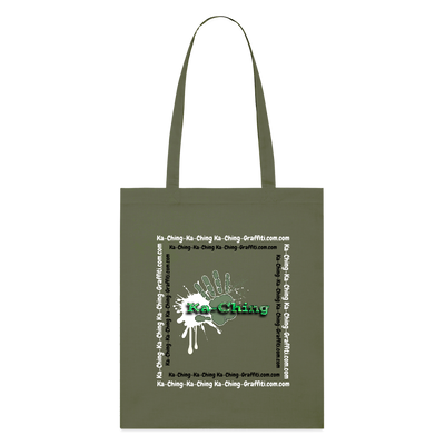 Ching Tote Bag Green Logo - khaki