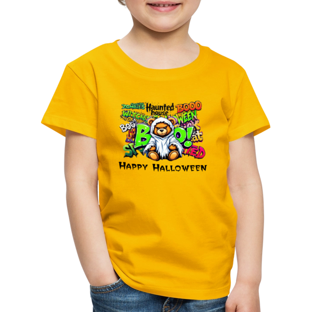 Teddie Ghost boo Tee - sun yellow