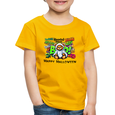 Teddie Ghost boo Tee - sun yellow