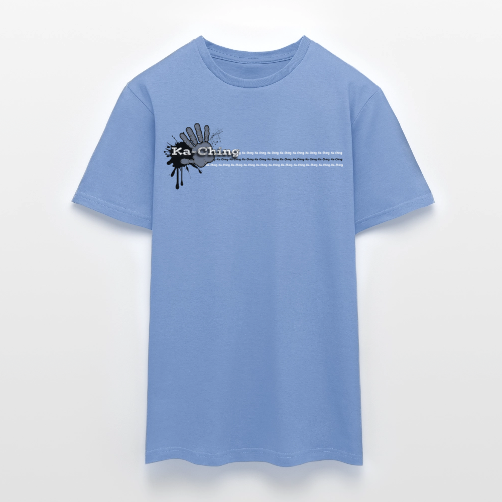 Unisex T-Shirt Ching Silver Logo CH-SLR-T-03c - carolina blue