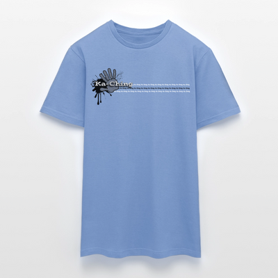 Unisex T-Shirt Ching Silver Logo CH-SLR-T-03c - carolina blue