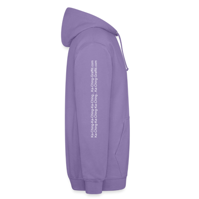Unisex Hoodie Ching Silver logo - lavender